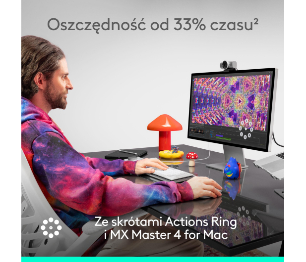 LOGITECH MX Master 4 for Mac Space Black 910-007577 - 1365785 - zdjęcie 3